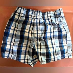 18m summer plaid shorts